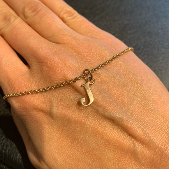 Thomas Sabo Jewelry - Thomas Sabo “J” Rose Gold Pendant Necklace